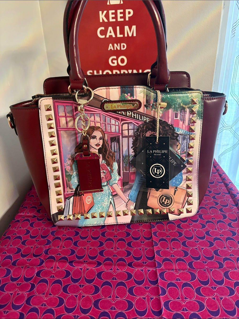 La Philipe "In the City" Satchel Handbag